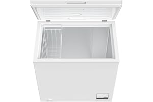 Geratek - Gefriertruhe Montreal - GT2300W - Tiefkühltruhe mit 199 Liter Nutzinhalt - Gefriertruhe mit integriertem Gefrierkorb - Freistehende Kühltruhe - leise Gefriergerät mit regelbarem Thermostat