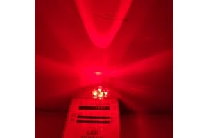 TOPXCDZ 100 stücke LED Dioden Kerze Rot Blinkende LED 5mm Diodo 5mm LED Rot Flimmern Blitz Blink Diod Intermitente elektronische Komponenten DIY (Candle Flash Red)