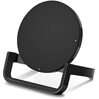 Belkin Boost Up - Soporte de carga universal inalámbrica 10 W para dispositivos habilitados con Qi (compatible con iPhone y Samsung, carga rápida, certificación Qi) negro