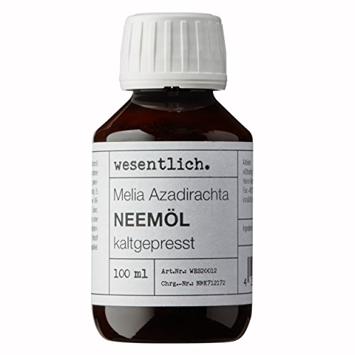 Neemöl kaltgepresst 100ml - 100% reines Niemöl (Melia Azadirachta) von wesentlich.