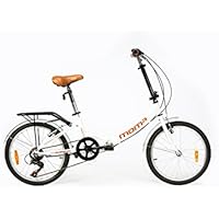 Moma - Bicicleta Plegable ruedas 20" SHIMANO, 6 velocidades, aluminio