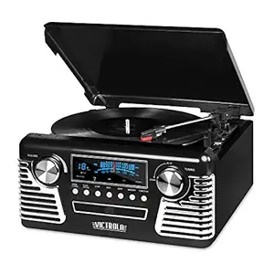 Victrola 50's Retro 3-Speed Bluetooth Turntable with Stereo