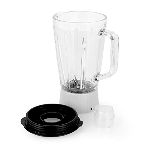 Klarstein Carina Rossa Küchenmaschine Universalzerkleinerer mit Getränke-Mixer-Aufsatz (1,5L Smoothie-Cocktail-Eiweiß-Shaker, 4L Edelstahl-Schüssel, 6 Knet-und Rühr-Stufen) rot - 6