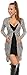 Happy Mama. Women's Maternity Jersey Cocoon Cardi Coat Jacket Patches. 286p (White Leopard, UK 10/12)