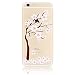 Produktbild iPhone 6S Hülle,iPhone 6 Case,iPhone 6 (4.7 Zoll) Silikon Gel Schutzhülle,Sunroyal Schön Floral Elegant Pflaume Baum Entwurf Muster Transparent Durchsichtig TPU Bumper Case Soft Silikon Gel Crystal Case Hülle Ultra Slim Dünn Thin Flexible Protective Schutzhülle Handy Tasche Etui Cover für Apple iPhone 6S/6 (4.7 Zoll)-Trunk and Plum