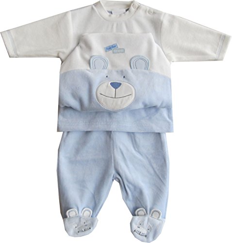 Schnizler Baby Boys Tracksuit -  Blue - 0-3 Months