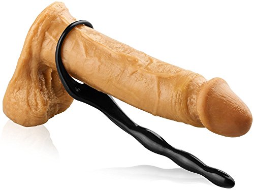 Preisvergleich Produktbild Love69Toys – porator black - Penisring + Analplug Erektionsring Buttplug