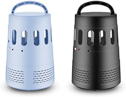 XQING Mosquito Killer Lamp LED Electronic Bug Zapper Trap Lamp USB Powered Insect Catcher For Indoor Kids Bedroom,Blue+Black