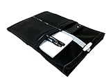  AnneSvea Tablet Tasche iPad® Mini 4 schwarz Kunstleder 8 Zoll vegan 4 Außentaschen / Zubehörfächer - passt für viele Geräte