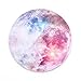 Price comparison product image Eruditter 22cm Rubber Creative Personality Planetary Mouse Pad Soft Rubber Cushion Small Fresh Circular Notebook Pad Thickening, 1, 4 (EU)