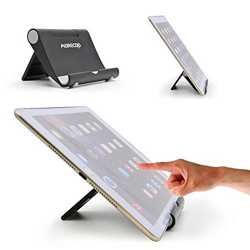 MORECOO 270°Multi-Winkel Ständer Tablet Tisch Handy Halterung, Schwarz - 6