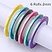 Produktbild LXYQW Nagelsticker Glitter Nail Striping Tape für Nägel DIY Dekorationen Nail Art Sticker DIY Nail Strips Decals
