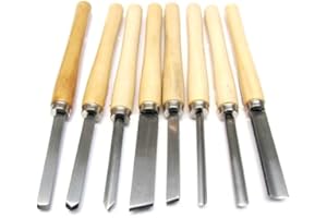 MYMAW Girevole coltello set 8 legno sgorbia pz. legno set scalpelli tornio legno