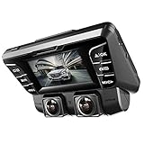 toguard auto kamera gps dash cam 2.45 lcd wifi wlan SUPER LEISTUNG：NT96660 dual-core processor + HUD & WDR processing technology + 2 Sony Photosensitive Chip + F/1.8 6G A-class glass lens,Selbst bei schlechten Lichtverhältnissen ist es sehr klar, Eingebautes Mikrofon / Lautsprecher zur Tonerkennung