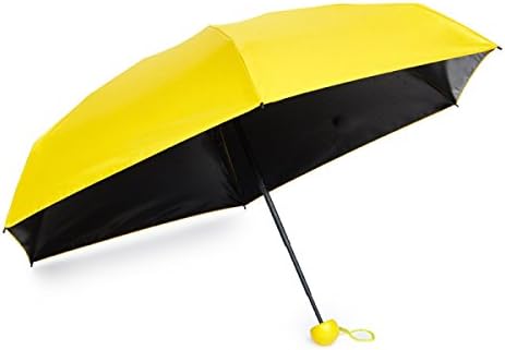 SBBCW Capsule Mini Half Fold Pocket Sun Umbrella Sun Shade Sunscreen UV Protection Dual Use Sunny Rain Umbrella