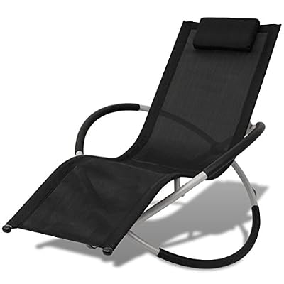 VidaXL Meubles de jardin chaise longue bain de soleil transat chaise longue relax Plage acier