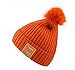 Price comparison product image Upchenli Bluetooth Beanie Knitted Winter Warm Music Unisex Hat Cap with Bluetooth Headphone Microphone for Hands Free Talking Winter Sports Fitness Gym Jogging Camping,Orange