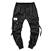 Produktbild Karinao Herren Hosen Casual Jogginghose Herren Jogger Trainingshose Sporthose Freizeithose Trainingsanzug Lange Sweatpants (2XL,Schwarz)
