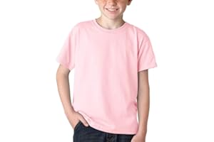 BOD HOME, Pack 1 o 2 Camisetas de Niño/Unisex Manga Corta 100% Algodón, Camiseta Infantil Básica Cuello Redondo para Niños, Variedad de Colores Lisos, Suave, Cómoda, Versátil, Tallas de 5 a 15 años