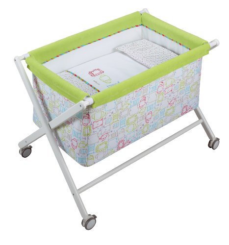 Petit Praia E53196020 Crossed Wooden Bassinet (Multicoloured)