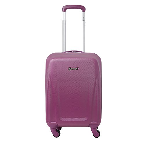 5 cities hard shell suitcase