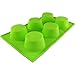 Produktbild Silikon Muffinform 6 Stück tief 28x17x4 cm grün *NEU*OVP*