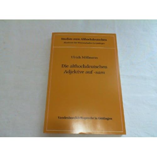[PDF] Download Die althochdeutschen Adjektive auf - sam Kostenlos