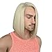 Produktbild Bumen Herren Perücke Natürlich Perrücke Blond Kurz Gerade Layered Zweifarbig Gemischt Wig Herren Haarteile für Cosplay Alltag Halloween Karneval Party Mann Men Wig Herren Perücken Herren Perücke