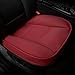 Produktbild SENSUDE Auto Sitzbezug, PU Leder Breathable Komfortable Rutschfeste Gesundheit Auto Sitzkissen für Vier Jahreszeiten Universal (Rot)