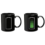 Material: cerámica KingstonS 1 x Recargable termómetro calor que cambian de Color taza sensible porcelana té taza de café
