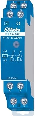 Eltako ER12-002-8 230V UC Relais de commande et de commutation (Import Allemagne)