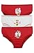 Disney Minnie Mouse 3 Girls Pants / Knickers - Red