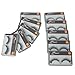 SODIAL(TM) New 10 Pair Reusable Long Fake False Eyelashes Glue Adhesives Eye Lashes Makeup Black 026