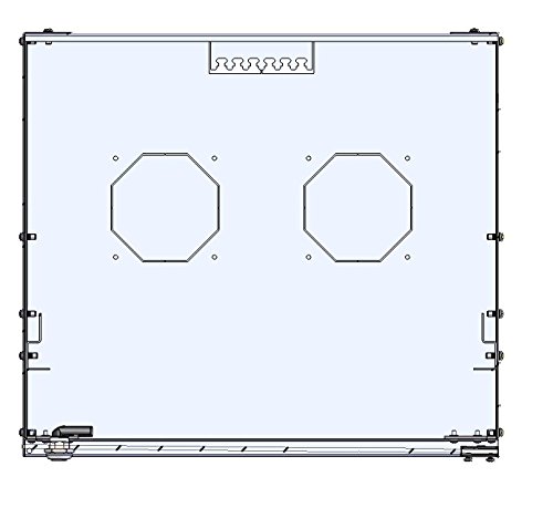 LogiLink 19″ SOHO Wandgehäuse mit 6HE (Höheneinheiten), im Flatpack (unmontiert), schwarz - 2