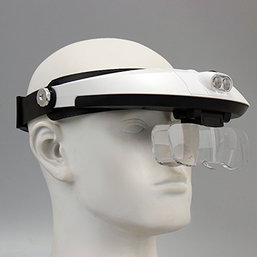 LAOYE Lupa con luz LED lupa diadema ajustable gafas lupa de cabeza Cinco Lentes Intercambiables 1 0X 1 5X 2 0X 2 5X 3 5X para Modelismo Reparaciones Coser Pintar Maquetas Extensiones de Pesta as Soldadura Pegar Piezas Peque as Joyer a y Relojer a LAOYE Lupa con luz LED lupa diadema ajustable gafas lupa de cabeza Cinco Lentes Intercambiables 1 0X 1 5X 2 0X 2 5X 3 5X para Modelismo Reparaciones Coser Pintar Maquetas Extensiones de Pesta as Soldadura Pegar Piezas Peque as Joyer a y Relojer a