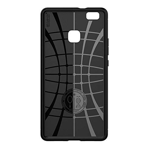 Funda Huawei P9 Lite  Spigen  Rugged Armor  Resistente  Negro  Rugged Armor protecci  n robusta armadura Ultimate y robusto dise  o con acabado mate para Huawei P9 Lite  Carcasa funda P9 Lite -  L05CS20299 