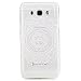 Produktbild KSHOP TPU Silikon Hülle für Samsung Galaxy J7(2016)J710 Handyhülle Schale Etui Protective Case Cover dünn mit Drucken Muster - indisches Heilige Blume Mandala Weiß