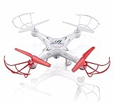 AKASO X5C - Drone Cuadricóptero con Cámara HD, Modo sin Cabeza , Modo looping de 360° , 6 Ejes, Gyro , Luces LED + Tarjeta MicroSD Incluida + Aspas de Los Propulsores Incluido