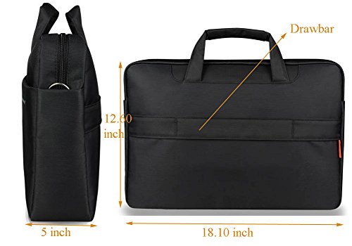 ShengTS 17 3-Zoll-Laptop-Tasche aus Nylon wasserdichte Einzel-Schulter Griff Notebook Tasche aus Nylon wasserdicht mit Sto  fest bis zu 17-Zoll-Gaming