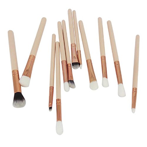 Vovotrade 12 PCS kosmetischer Bürsten Verfassungs Bürsten Satz Kits Werkzeuge - 7