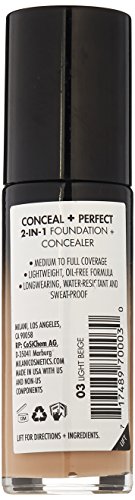 MILANI Conceal + Perfect 2 In 1 Foundation + Concealer Light Beige - 2