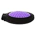 2 in 1 Mini Round Folding Hair Comb Massage Brush w/ Mirror Healthcare Scalp Massage Mirror Comb - Purple, As Described