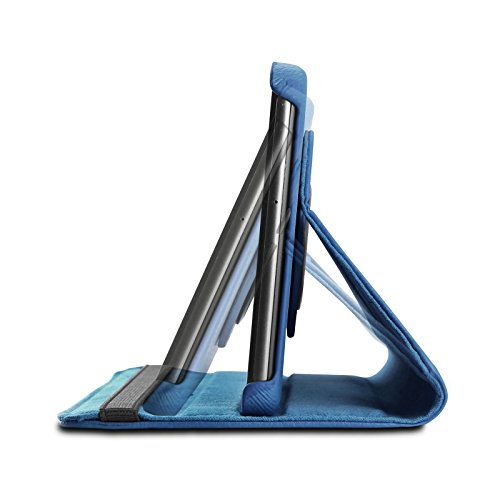 Infiland Samsung Galaxy Tab A 7.0 Hülle Case – PU Ledertasche lederhülle 360° Drehbarer Stand Cover Case Schutzhülle Tasche Etui für Samsung Galaxy Tab A 7.0 17,8 cm SM-T280 (7 Zoll)Tablet-PC(Dunkleblau) - 7