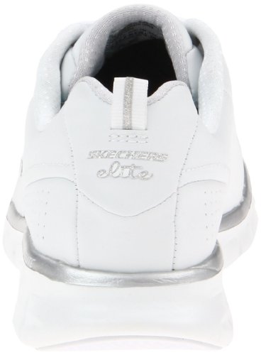 Skechers Synergy-Elite Status, Zapatillas de Deporte Exterior para Mujer, Blanco (WSL), 37 EU