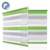 EINFACHE BEDIENUNG MIT KETTENZUG: Der Klemmfix Rollo wird im oberen Bereich aufgerollt und mit einem Kettenzug bedient. Der Kettenzug kann sowohl links, als auch rechts montiert werden.