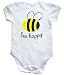 HippoWarehouse Bee Happy baby vest boys girls