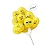 Produktbild Lanlan 30,5 cm Pop Emoji-Funny Face Luftballons für Geburtstag Party Festival Celebration Dekoration