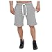 Produktbild TWISFER Herren Sweatshorts Kurze Hose Jogginghose Mit Elastische Taille Kordel Regular Fit Boxing Shorts Boxen Kurze Hose Sport Trainingshose Sporthose