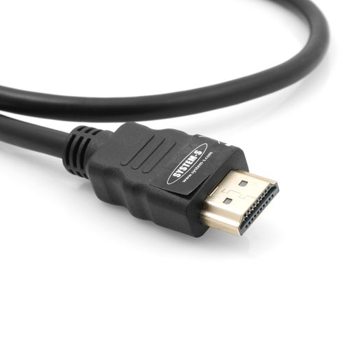 System-S HDMI zu Mini HDMI Kabel Winkelstecker 90 Grad Gewinkelt 90° Winkel 45 cm - 2