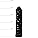 Produktbild Realistischer XXL Anal-Vaginal Dildo - 32 cm lang Schwarz All Black